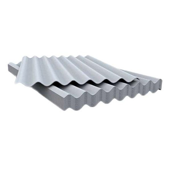 Шифер ПРОМТЕК-2000 8-хвильовий азбестоцемент 1750х1130х5,8 мм, нефарбований